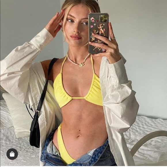 TJ Swim Kyles Bikini Bottom in Mimosa - Picture 6 of 7